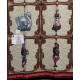 1999 NEW Christopher Radko LIBRARY 12 DAYS OF CHRISTMAS ORNAMENTS Tapestry Throw