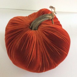 14” Bittersweet Original Velvet Plush Pumpkin Autumn Harvest Halloween Thanksgiv