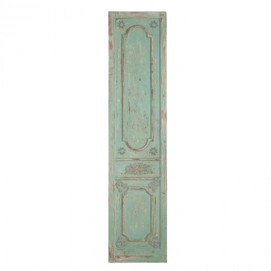Zimlay Farmhouse Distressed Sage Antique Wooden Door Wall Panel 56166